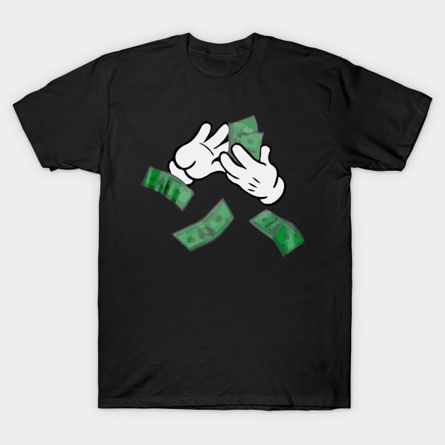 Make it Rain Mickey Hands T Shirt TeePublic